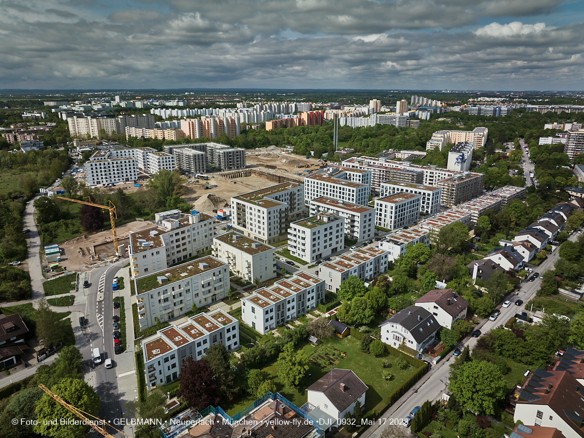 17.05.2023 - Pandion Verde und Baustelle Alexisquartier in Neuperlach